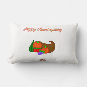 Erntedank Cornucopia Lumbar Kissen