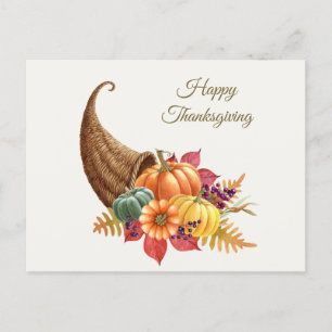 Erntedank Cornucopia Postkarte