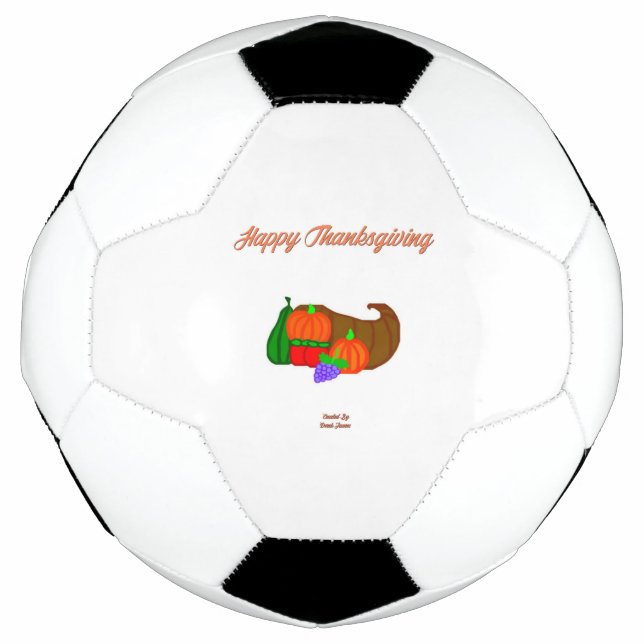 Erntedank Cornucopia Soccer Ball (Vorderseite)