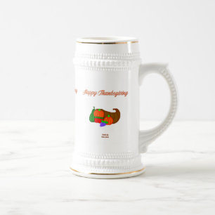 Erntedank Cornucopia Stein Tasse