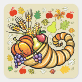 Erntedank Cornucopia Sticker - SRF