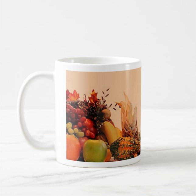 Erntedank/Cornucopie Tasse (Links)