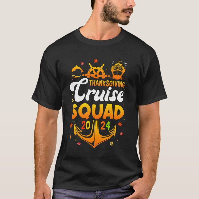 Erntedank Cruise Squad Matching Familienurlaub T-Shirt (Vorderseite)