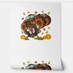 Erntedank Dabbing Turkey Monster Truck Tapete