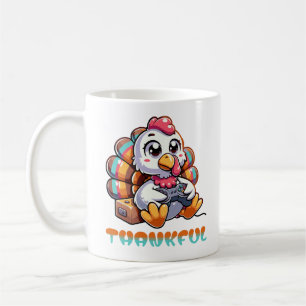 Erntedank Dankbarkeit Gamer Animal Türkei Kaffeetasse