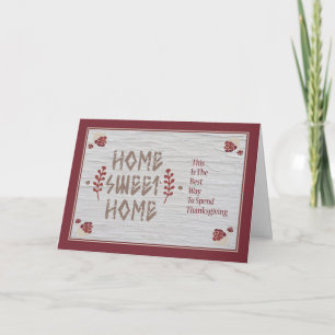 Erntedank Day Card in Herbstfarben Feiertagskarte