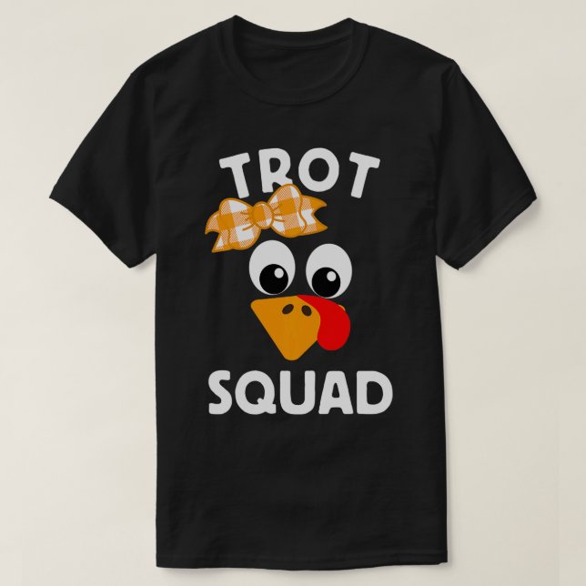 Erntedank Day Running Turkey Trot Squad T-Shirt (Design vorne)