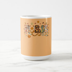Erntedank Day Stethoscope Fall Nurse Co Kaffeetasse
