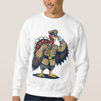 Erntedank Day Veteran Truthahn |Erntedank Sweatshirt
