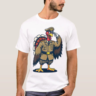Erntedank Day Veteran Truthahn |Erntedank T-Shirt