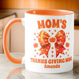 Erntedank der personalisierten Mama Tasse