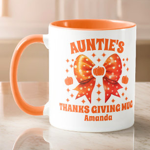Erntedank der personalisierten Tante Tasse