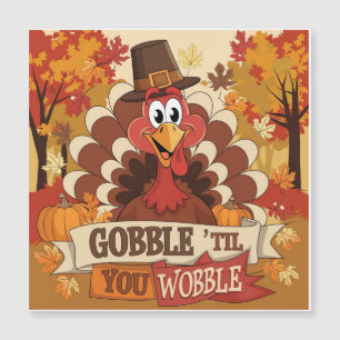 Erntedank der Türkei Magnetkarte