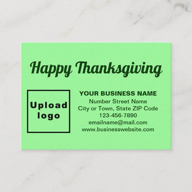 Erntedank der Wirtschaft grün Begleitkarte (Vorderseite)