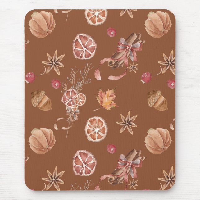 Erntedank des Herbstfalles Mousepad (Vorne)