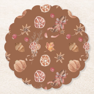 Erntedank des Herbstfalles Untersetzer