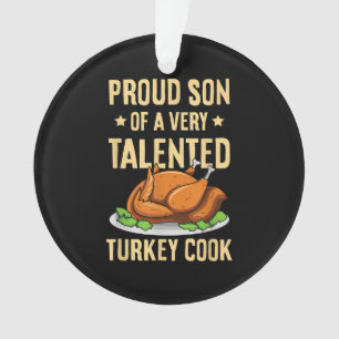 Erntedank Design für einen Sohn eines türkischen K Ornament