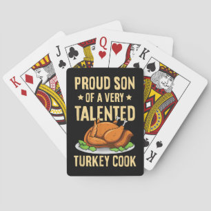 Erntedank Design für einen Sohn eines türkischen K Spielkarten