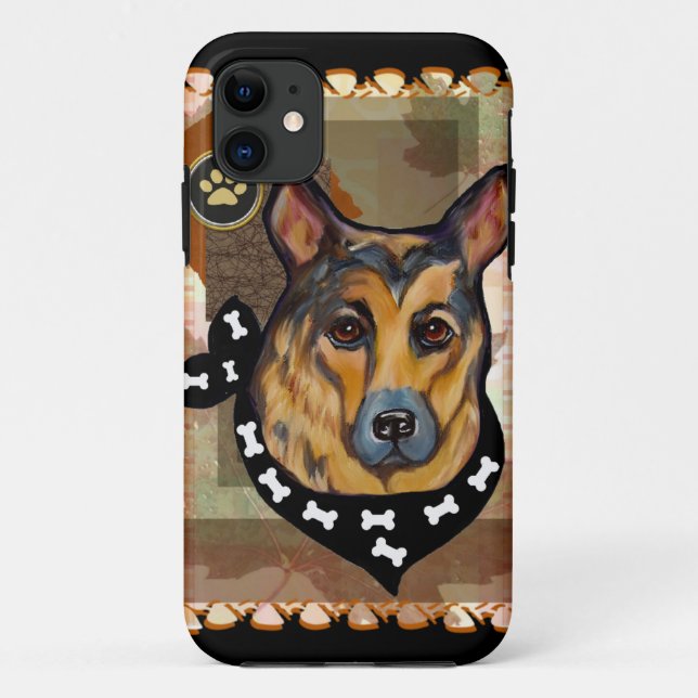 ERNTEDANK DEUTSCHE SHEPHERD Case-Mate iPhone HÜLLE (Rückseite)