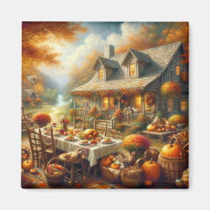 Erntedank Dinner Magnet