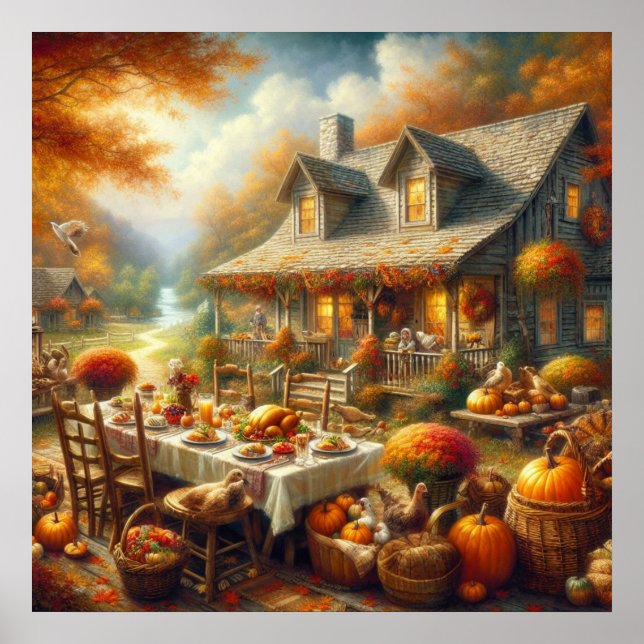 Erntedank Dinner Poster (Vorne)