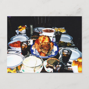 Erntedank Dinner, Postkarte
