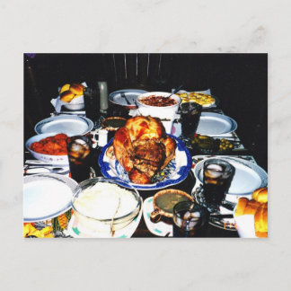 Erntedank Dinner, Postkarte