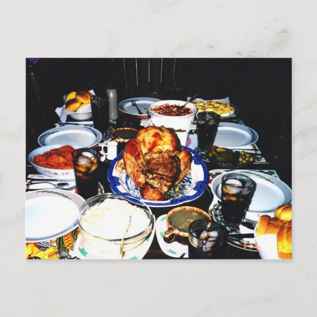 Erntedank Dinner, Postkarte (Vorderseite)