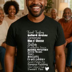 Erntedank Dinner Roll Feinschmecker Funny T - Shir T-Shirt
