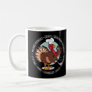 ERNTEDANK DINNER SERVIERT lustigen Erntedank Kaffeetasse