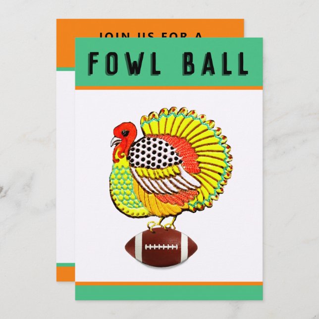 Erntedank Einladung (Vorne/Hinten)