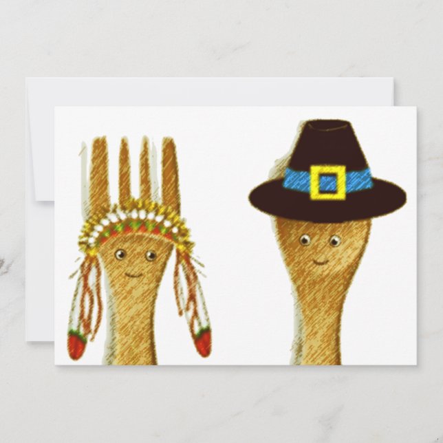 Erntedank Einladung (Vorderseite)