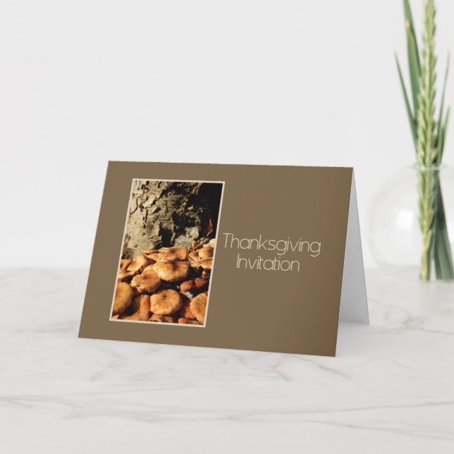 Erntedank Einladung (Vorderseite)