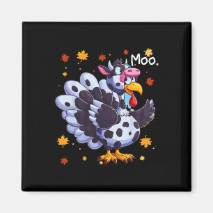 Erntedank Fake Türkei Mow Kopf Funny Fall Magnet