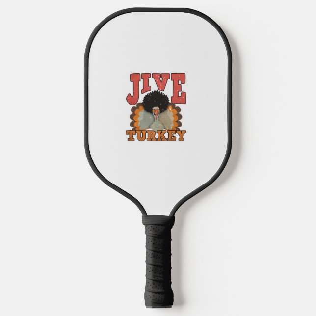 Erntedank & Fall Apparel, Jive Türkei - Retro 1 Pickleball Schläger (Vorderseite)