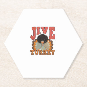 Erntedank & Fall Apparel, Jive Türkei - Retro 1 Untersetzer