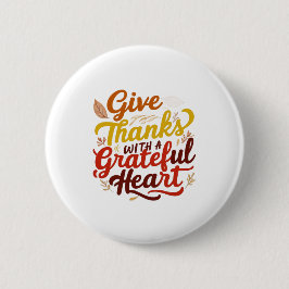 Erntedank Fall Button