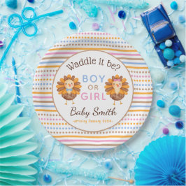 Erntedank Fall Gender-Offenlegung Türkei Pappteller