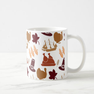 Erntedank-Fall-Herbst-Ernte-Muster Tasse