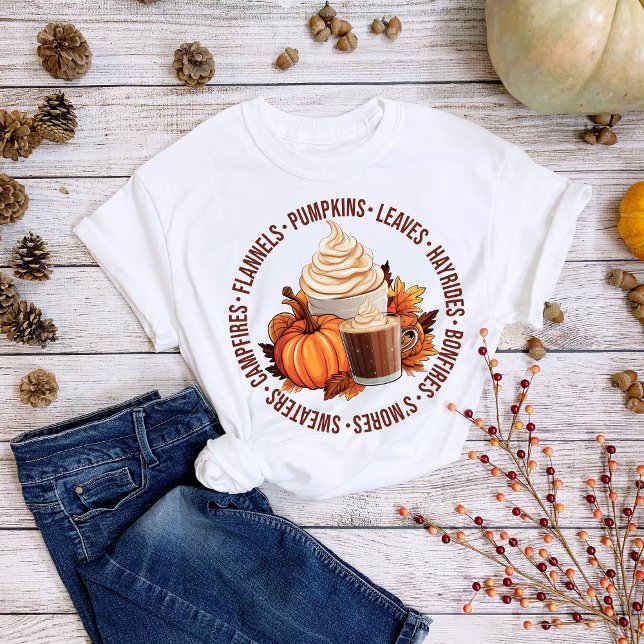 Erntedank Fall Pumpkins Sweaters Bonfire Tri-Blend Shirt (Von Creator hochgeladen)