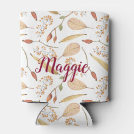 Erntedank Fall Woodland Muster Dosenkühler