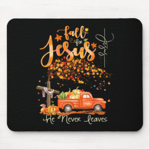 Erntedank Familie Herbst Christliche Hallowee Mousepad
