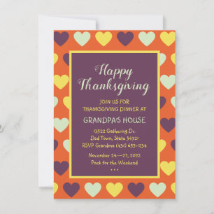 Erntedank Familienessen individuelle Einladung