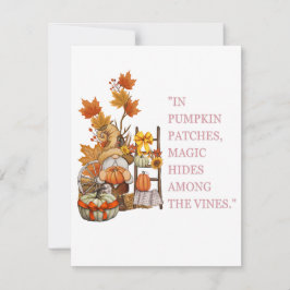 Erntedank Feiertagskarte