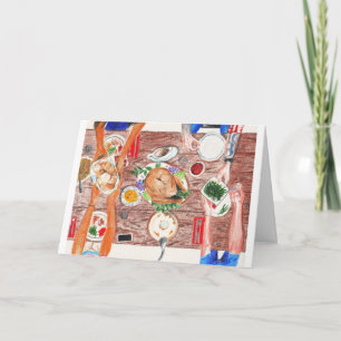 Erntedank Feiertagskarte