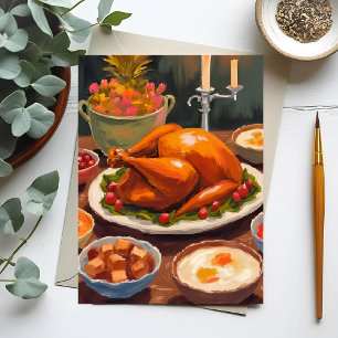 Erntedank Feiertagspostkarte