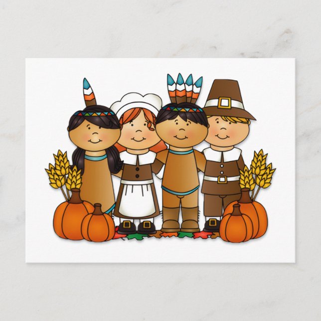 Erntedank Feiertagspostkarte (Vorderseite)