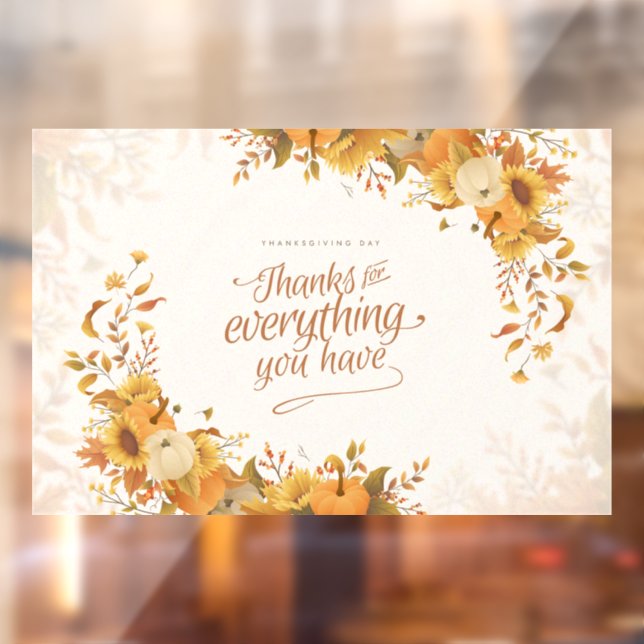 Erntedank-Fensterklammer Fensteraufkleber (Blatt 2)