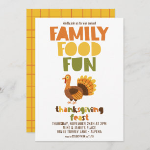 Erntedank Fest der Familie Ernährung Türkei Einladung