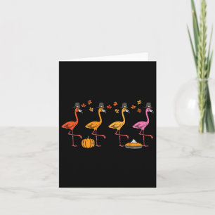 Erntedank Flamingos Funny Herbst Herbstvogel Männe Karte